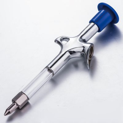 ✒☃ Cycling Aluminum Alloy Grease Gun Mini Nozzle Syringe Bicycle Accessories Upkeep Chain Injector Cycling Supplies Oiling