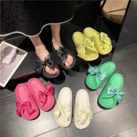 nuengg_shoes รองเท้าแฟชั่นผู้หญิง มีหลายสีให้เลือก รองเท้าติดโบว์ แบบสวม พื้นนุ่มใส่สบาย อย่างดีแข็งแรง #sy49