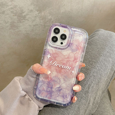 เคสโทรศัพท์มือถือการเรนเดอร์สีม่วงเหมาะสำหรับ iPhone13Pro Transparent Star เคสโทรศัพท์มือถือว่างเปล่าสำหรับ iPhone11 Silicone โทรศัพท์มือถือเคส Soft สำหรับ 13promax หญิงใหม่ออนไลน์