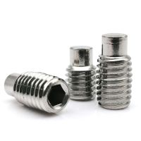 1/2/5/10/50pcs M2.5 M3 M4 M5 M6 M8 M10 M12 M16 304 Stainless Steel Hex Hexagon Socket Convex End Grub Bolt Dog Point Set Screw Screw Nut Drivers