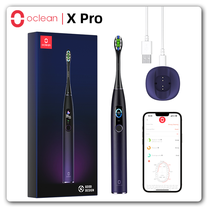 Oclean X Pro Smart Sonic Electric Toothbrush Set IPX7 Ultrasound
