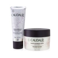 Caudalie Cocooning ชุดดูแลร่างกาย: Vine Body Butter 225Ml/7.6Oz + และครีมทาเล็บ75Ml/2.5Oz 2Pcs