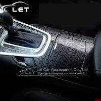 【The-Best】 NAID FITNESS 3D รถจำลอง Faux Crocodile Skin Car Wrap ฟิล์มไวนิล Retro Crack Design ตกแต่งภายใน