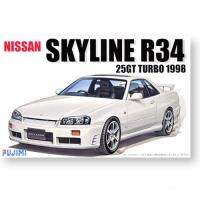 โมเดลประกอบของ FUJIMI 1/24 R34 Teana 25 Gt เทอร์โบ1998 03967ของเล่นแบบชุดสะสมประกอบที่ได้รับการฟื้นฟูอย่างสูง