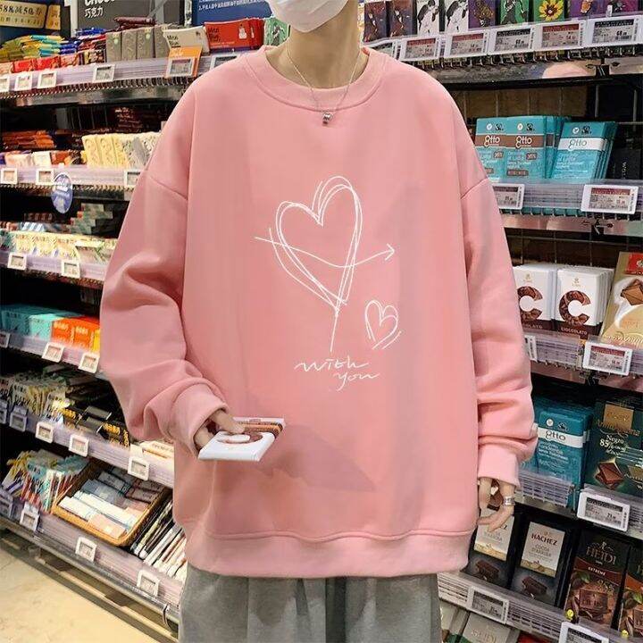 asrv-เสื้อฮู้ดชาย-เสื้อมีฮู้ดผู้ชาย-hoodie-เสื้อกันหนาว-ผู้ชาย-เสื้อยืดแขนยาวสำหรับผู้ชาย-เสื้อยืดพิมพ์ลาย-love-แขนยาวเสื้อกีฬาคอกลมไซส์ใหญ่