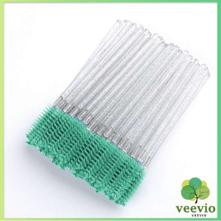 veevio-แปรงปัดขนตา-แบบใช้ครั้งเดียว-แปรงปัดขนคิ้ว-แปรงปัดมาสคาร่า-eyelash-brush