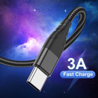 3A USB Type C Cable USB C Fast Charging Mobile Phone Android Charger Type-C Data Cord For Huawei P40 Mate 30 Xiaomi Redmi Wall Chargers