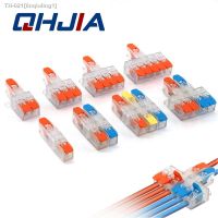 卐 High Power 6mm² Fast Wire Electrical Connectors Universal Compact Splitter Push-in Cable Wire Connector Fast Terminal Block