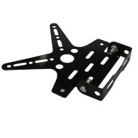 New Black Motorcycle Adjustable License Plate Holder Mount Tail Rear cket 1Pc