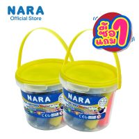 INK [ซื้อ1แถม1] NARA Non-Drying Dough (แป้งโดว์ชนิดไม่แห้ง) ขนาด 445 กรัม 12 สี