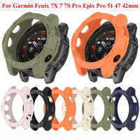 ซองป้องกัน TPU เคสสำหรับ Garmin Fenix 7X /Fenix 7 /Fenix 7S /Garmin Epix Pro 42Mm 47Mm 51MmWatch อุปกรณ์ปลอกสวมป้องกันแบบนิ่ม