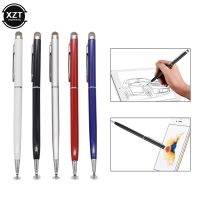 ◎▦♀ 2in1 Capacitive Pen Touch Screen Drawing Pen Stylus with Conductive Touch Sucker Microfiber Touch Head for Tablet PC Smart Phone