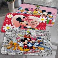 （A SHACK） DisneyMinnie Entrance Door Mat Anti Slip ดูดซับน้ำ Long Strip Cushion Bedroon Mat เสื่อข้างเตียง