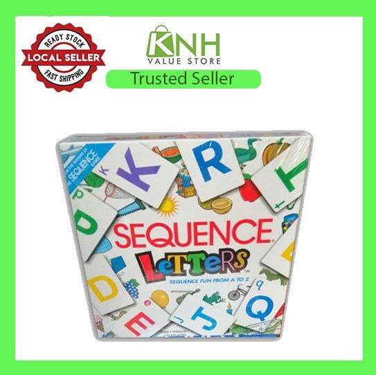 Sequence Letters Board Game English Permainan Huruf Urutan Inggeris