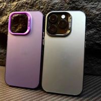 พรีเมี่ยมสี IMD เคสโทรศัพท์กันกระแทก For iPhone 11 12 13 14 Pro Max Plus โปร แม็กซ์ ซิลิโคนเคสโทรศัพท์กันกระแทก