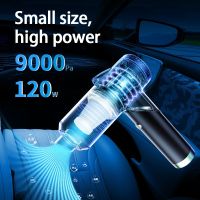 Q8 9000Pa Portable Car Wireless Vacuum Cleaner 120W Strong Suction Hand-held Car Home Household Folding Vacuum Cleaner