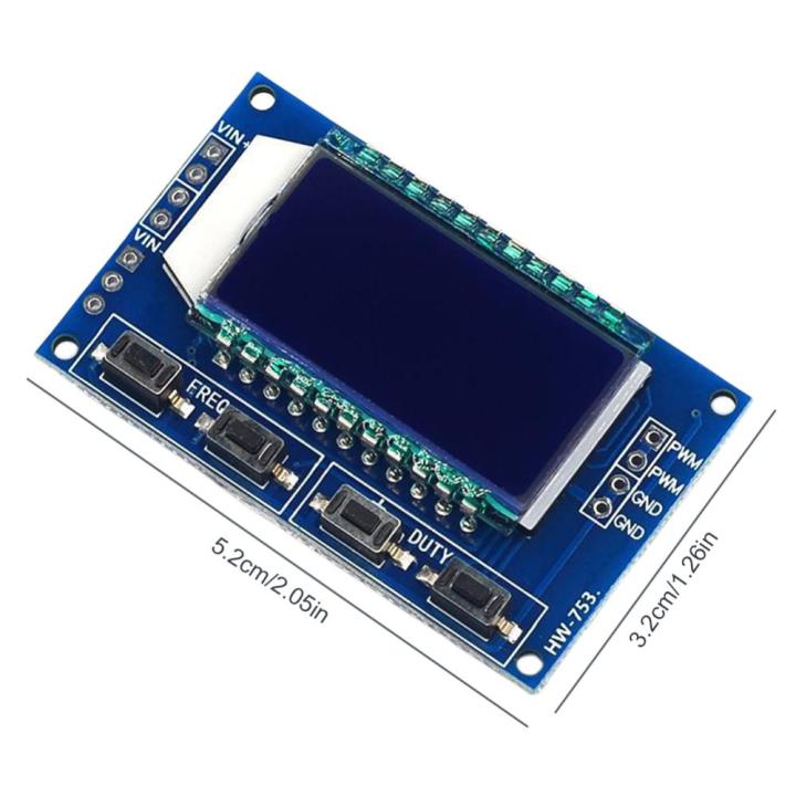 โมดูลปรับวงจรการทำงานความถี่พัลส์เครื่องกําเนิดสัญญาณโมดูล-xy-lpwm-1hz-150hz-3-3v-30v