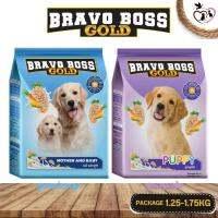 BRAVO BOSS GOLD อาหารเม็ดสำหรับแม่และลูกสนัข ขนาด 1.25-1.75KG