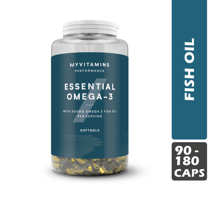 MyProtein Omega3 Fish Oil 90 Softgels (Select Size) EXPIRY YEAR 2023