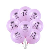 【CW】 10pcs Happy Birthday Number 10 12 13 14 15 Adult Wedding Globos Baby Shower Decorations Supplies