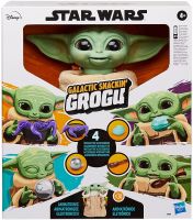 Hasbro Star Wars The Mandalorian Galactic Snackin’ Grogu Baby Yoda The Child Animatronic Edition Toy Figure แกแลคติค สแน็คกิ้ง โกรกู ขนาด9นิ้ว มีเสียงและท่าทาง 40แบบ ขยับได้ ป้อนอาหารได้