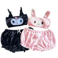 Kawaii Cartoon Anime Cinnamorol Melody Kuromi Girly Heart Cute Plush Lolita Underwear Pants Pajamas Kids Toy Holiday Gifts