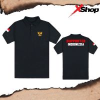 （all in stock）  2023 NEW -Indonesian National Team supporter polo Shirt(FREE NAME LOGO CUSTOM)