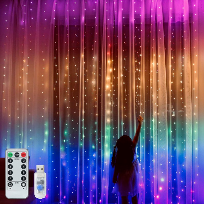 3m USB Festoon String Light Fairy Garland Curtain Light Christmas Light Decor for Home Window Holiday Decorative New Year Lamp