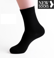 ถุงเท้าทำงาน สีดำ NEW SOCKS 1 แพ็ค  6 คู่ เกรด A รุ่น หนา (ระวังของปลอม)