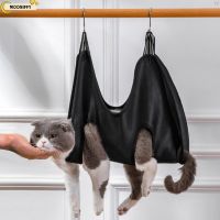 Auxiliary Holder Dog Hammock Repairing Nail Cat Dog Grooming Hammock Soft Comfortable with 2 Hooks Pet Grooming Cleaning Holder Beds