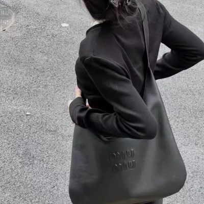 mm New large bag tote leather tote bag autumn and winter new shoulder large capacity bag Hobo portable