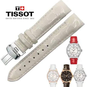 tissot watch women's leather strap