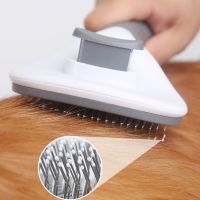 2 in 1 Dog Products Cleaning Tools Hair Remover Brush Pets Dogs Accessories Shedding Comb Brush Massage Pet Supplies