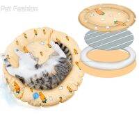 ◈☍ Hamster Cooling Nest Breathable Soft Small Animal Cool Bed Nest Summer Pet Cooling Mat Ice Silk Cushion for Guinea Pig Puppy