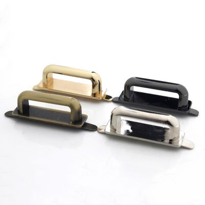 【CC】☃❉  2pcs Metal Arch Hanger hooks Handbag Side Buckle Belts Leather Crafts Hardware