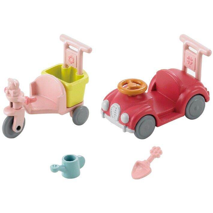 sylvanian-families-babies-ride-and-play-ซิลวาเนียน-แฟมิลี่-ชุดจักรยานรถเข็นสำหรับเด็กซิลวาเนียน