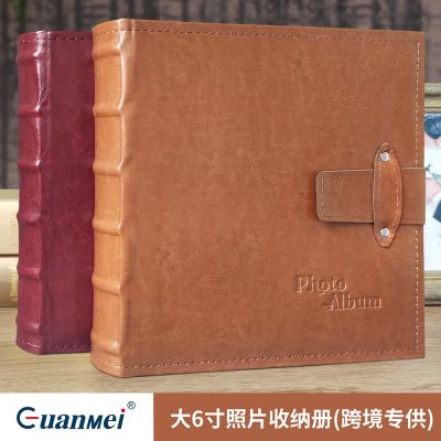[COD] Guangmei factory album leather 6 inches over plastic 200 photo large creative pocket