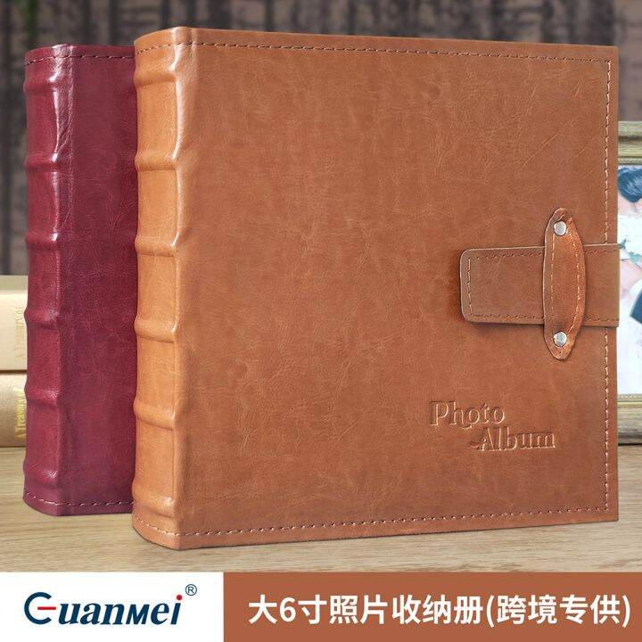 cod-guangmei-factory-album-leather-6-inches-over-plastic-200-photo-large-creative-pocket