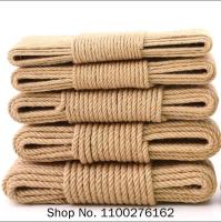 【YD】 1-35mm Jute Hemp Rope Hand Crafts Decoration Tag Tied Roll