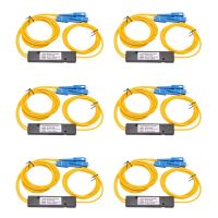 6X Ftth SC 1X2 Plc Singlemode Fiber Optical Splitter Optical Coupler