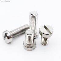 ▽ 10/50pcs M1.6 M2 M2.5 M3 M4 M5 M6 304 A2-70 stainless steel GB65 Slotted Cap Head Slot Column Round Cheese Head Screw Bolt