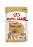 Royal Canin Pomeranian ADULT รอยัลคานิน อาหารเปียกสุนัขพันธุ์ปอมเมอเรเนียน (85g)