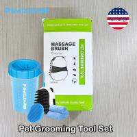 Paw Cleaner® Pet Grooming Tool Set กรูมมิ่งสัตว์เลี้ยง แปรงซิลิโคน แปรงอาบน้ำสุนัข