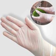 100 Chiếc Găng Tay Dùng Một Lần TPE Găng Tay Làm Sạch Dày Co Giãn Găng Tay