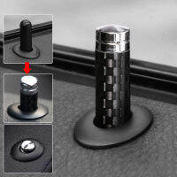 4Pcs รถประตูล็อค Pin Cover ประตู Bolt ตกแต่งหมวกคาร์บอนไฟเบอร์สำหรับ BMW E90 E60 E39 F30 G05 E46 F20 G30 G20อุปกรณ์เสริม