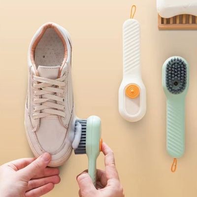 Shoe Brush Cleaner Multifunctional Cleaning Brush Automatic Liquid-filling Conveninent Brush For Footwear Household Clean Tool