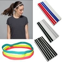 ☃♣ Sports Elastic Headband Softball Rubber Plastic Silicone Hair Band Bandage On Head Gum For Hair