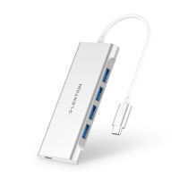 USB C Hub พร้อมพอร์ต USB 3.0 4พอร์ต,อะแดปเตอร์ชาร์จ Type C สำหรับ MacBook Pro 15/16 (พอร์ต Thunderbolt 3), Mac Air 2018 2019