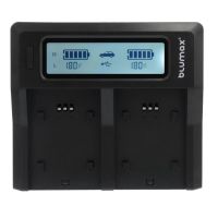 แท่นชาร์จแบตกล้องมีจอ LCD DUAL BATTERY CHARGER FOR NIKON EN-EL21 for Nikon V2 1V2 Camera