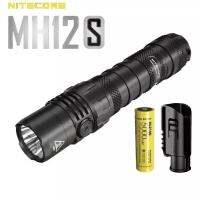 ( Promotion+++) คุ้มที่สุด ไฟฉาย Nitecore MH12S 1800LM สินค้าตัวแทนในไทยประกันซ่อมสามปี ราคาดี ไฟฉาย แรง สูง ไฟฉาย คาด หัว ไฟฉาย led ไฟฉาย แบบ ชาร์จ ได้